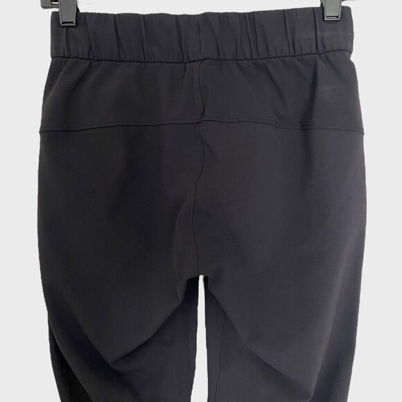 Lululemon On The Fly Pants Black Women's Size 2 Athletic Relaxed Fit Ankle 7/8 - Picture 6 of 9